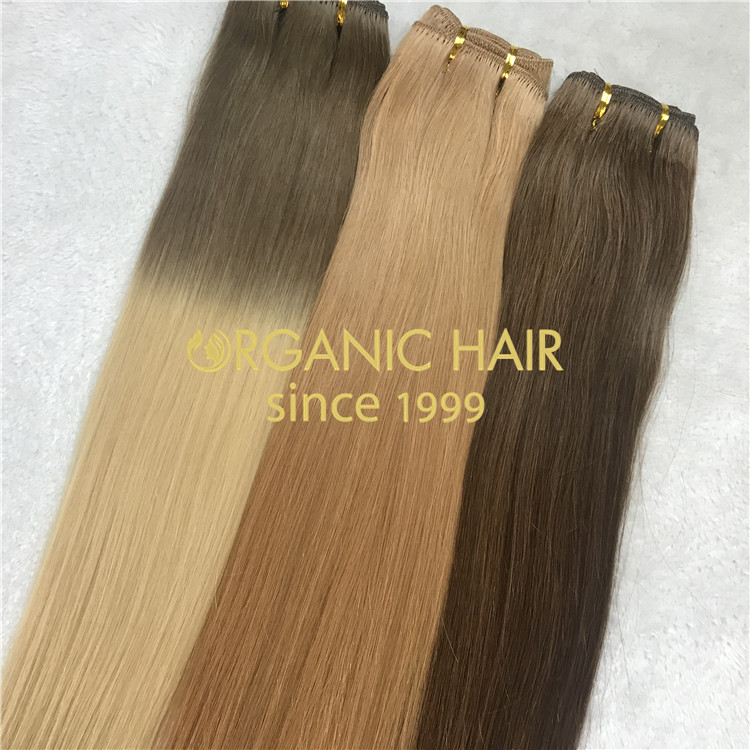 Ombre full cuticle human hair for sale H138